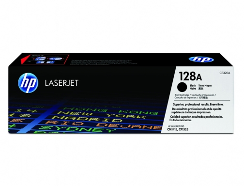 Toner HP Laserjet pro cm1415 cp1525 negro -2000 pag- CE320A, imagen 2 mini