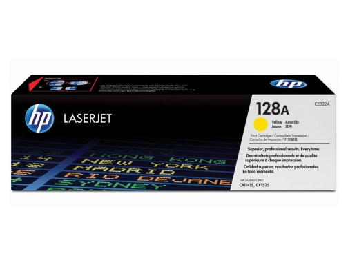 Toner HP Laserjet pro cm1415 cp1525 amarillo -1.300 pags CE322A, imagen 2 mini