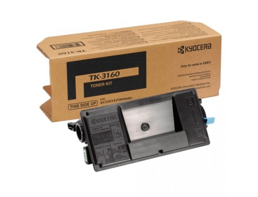 Toner Kyocera ecosys p3045dn negro tk-3160 1T02T90NL1, imagen 4 mini