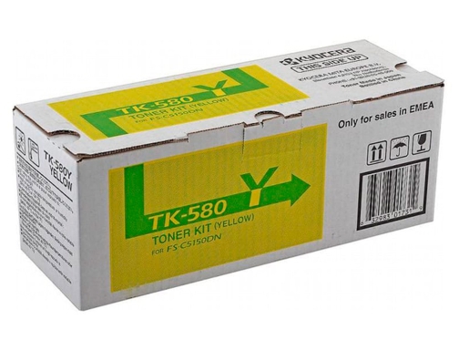 Toner Kyocera -mita fs-c5150dn p6021cdn amarillo tk-580y 1T02KTANL0, imagen 2 mini