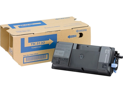 Toner Kyocera -mita fs4300dn 4200dn negro tk3130 1T02LV0NL0, imagen 4 mini