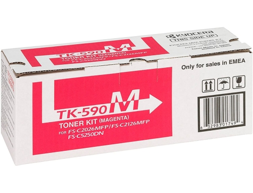 Toner Kyocera -mita magenta tk590m 1T02KVBNL0, imagen 2 mini