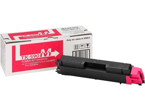 Toner Kyocera -mita magenta tk590m 1T02KVBNL0, imagen 4 mini