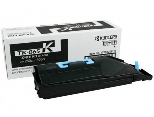 Toner Kyocera -mita taskalfa 250ci 300ci tk865k MFP toner negro 1T02JZ0EU0, imagen 4 mini