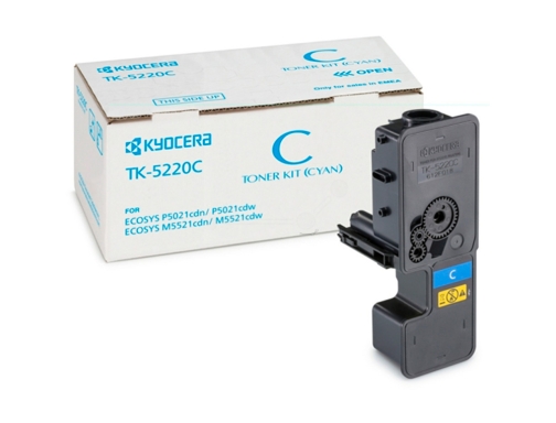 Toner Kyocera mita tk-5220c cian ecosys m5521cdw, ecosys m5521cdn 1200 pag 1T02R9CNL1, imagen 4 mini