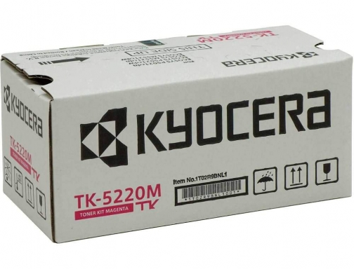 Toner Kyocera mita tk-5220m magenta ecosys m5521cdw, ecosys m5521cdn 1200 pag 1T02R9BNL1, imagen 2 mini