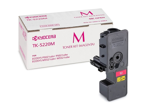 Toner Kyocera mita tk-5220m magenta ecosys m5521cdw, ecosys m5521cdn 1200 pag 1T02R9BNL1, imagen 4 mini