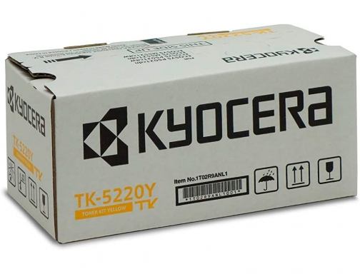 Toner Kyocera mita tk-5220y amarillo ecosys m5521cdw, ecosys m5521cdn 1200 pag 1T02R9ANL1, imagen 2 mini