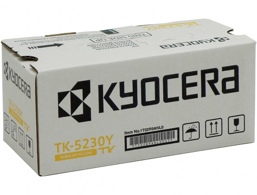 Toner Kyocera mita tk-5230y amarillo 2200 pag 1T02R9ANL0, imagen 2 mini