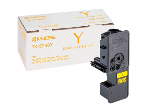 Toner Kyocera mita tk-5230y amarillo 2200 pag 1T02R9ANL0, imagen 4 mini