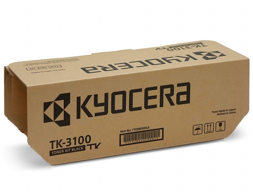 Toner Kyocera tk-3100 ecosys m3040 m3540 fs-2100 4200 negro 12500 paginas 1T02MS0NL0, imagen 2 mini