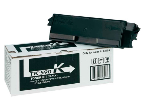 Toner Kyocera tk-5195c -mita negro tk590k 1T02KV0NL0, imagen 4 mini