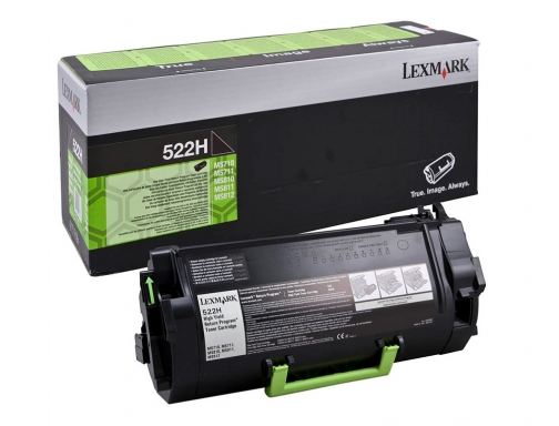 Toner laser Lexmark 522h negro 52D2H00, imagen 4 mini