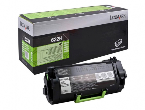 Toner laser Lexmark 622h negro 62D2H00, imagen 4 mini