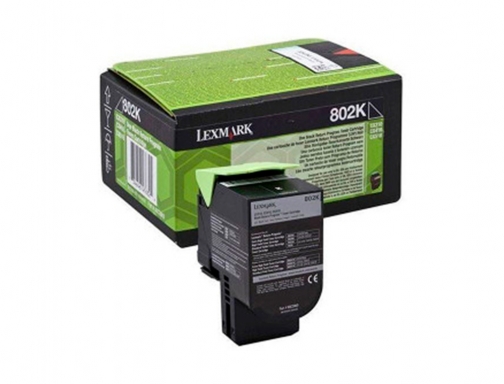 Toner laser Lexmark 80C2HKE negro 4000 paginas, imagen 2 mini