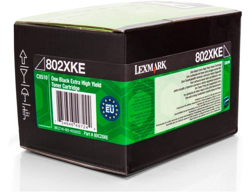 Toner laser Lexmark 80C2XKE negro 8000 paginas, imagen 2 mini