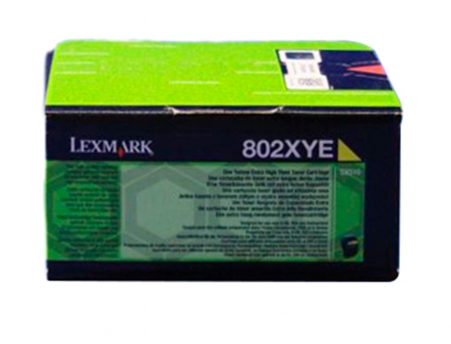 Toner laser Lexmark 80C2XYE amarillo 4000 paginas, imagen 2 mini