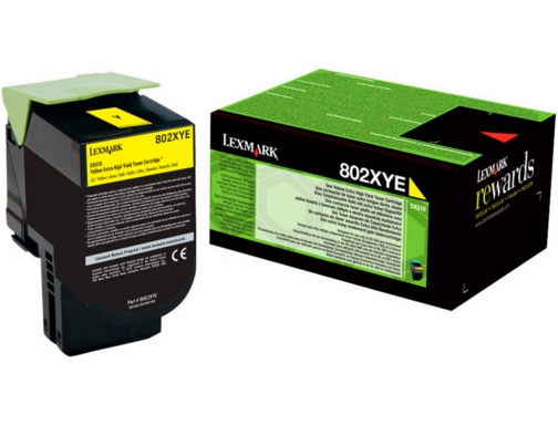 Toner laser Lexmark 80C2XYE amarillo 4000 paginas, imagen 4 mini