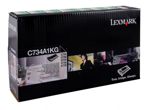 Toner laser Lexmark c734 6000 paginas C734A1KG, imagen 2 mini