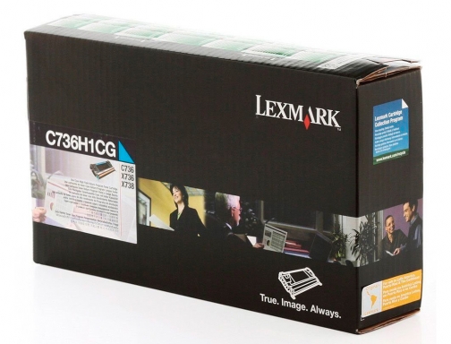 Toner laser Lexmark C736H1CG 10000 paginas, imagen 2 mini