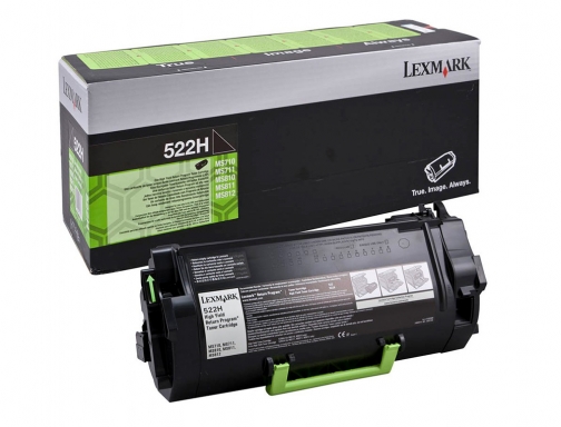 Toner Lexmark laser 522he 52D2H0E cx725de cs720de cs725de negro 25000 paginas, imagen 4 mini