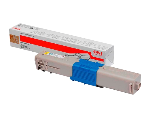 Toner Oki c301dn c321dn amarillo 1500 pag 44973533, imagen 2 mini