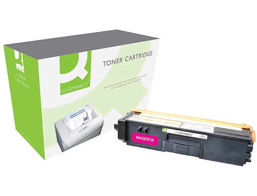 Toner Q-connect compatible Brother tn325m hl-4140cn 4150cdn 4570cdw 4570cdwt DCP 9055cd magenta KF15876, imagen 2 mini