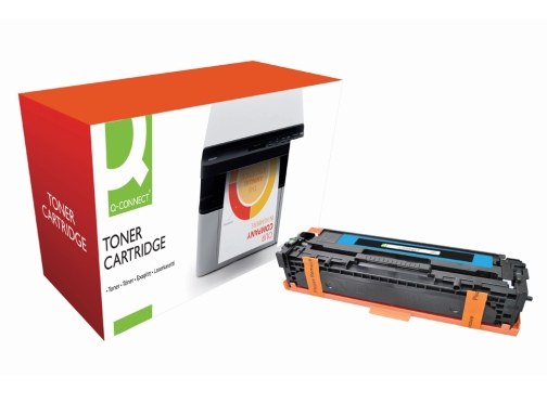 Toner Q-connect compatible HP cb541a color laser jet 1215 1515 1518 -1.400pag- KF10822, imagen 2 mini