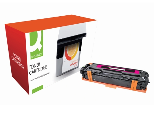 Toner Q-connect compatible HP cb543a color laser jet 1215 1515 1518 -magenta KF10823, imagen 2 mini