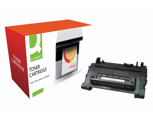 Toner Q-connect compatible HP ce390a para laser jet negro -10.000 pag- KF15684, imagen 2 mini