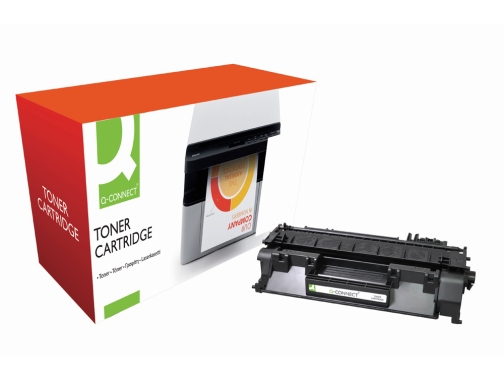 Toner Q-connect compatible HP ce505a Laserjet negro p2035 2055 2055d 2055dn p2055x-3.000pag- KF14571, imagen 2 mini