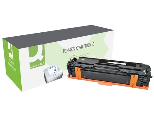 Toner Q-connect compatible HP cf212a color Laserjet m251n 251nw 276n 276nw amarillo KF16492, imagen 2 mini