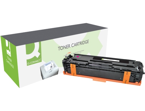 Toner Q-connect compatible HP cf213a color Laserjet m251n 251nw 276n 276nw magenta KF16491, imagen 2 mini