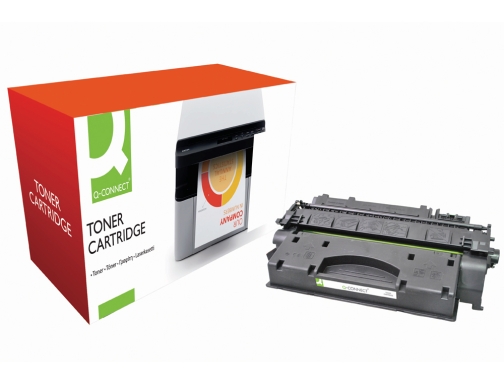 Toner Q-connect compatible HP cf280x Laserjet m401 -6900 pag- negro KF16488, imagen 2 mini