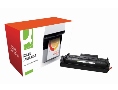 Toner Q-connect compatible HP q2612a para Laserjet 1010 -2.000pag- negro KF04780, imagen 2 mini