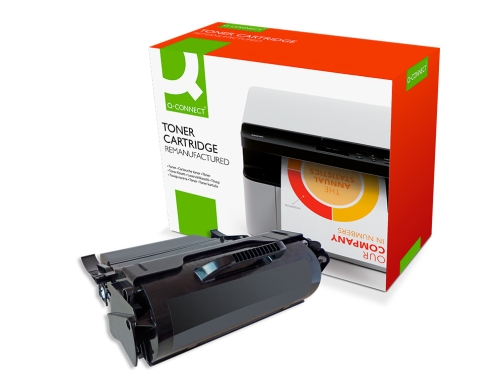 Toner Qconnect compatible Lexmark t650 negro 25.000 pag KF15681, imagen 3 mini