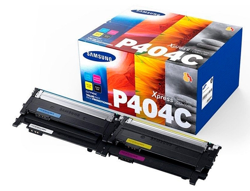 Toner Samsung p404c sl c430w c480 c480fn c480fw c480w pack magenta cian SU365A, imagen 2 mini