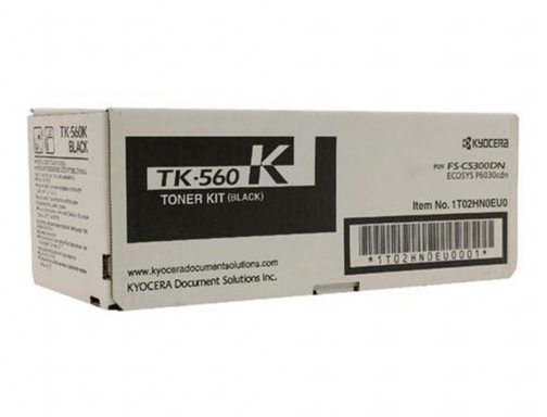 Toner tk-560k Kyocera -mita fs5300dn negro 1T02HN0EU0, imagen 2 mini