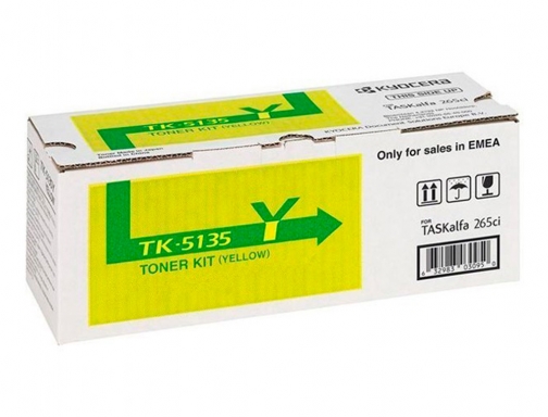 Toner tk5135y Kyocera -mita taskalfa 265ci toner amarillo 1T02PAANL0, imagen 2 mini