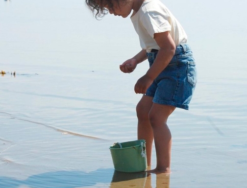 Cubo de playa Vikingtoys ecoline ecologico y reciclable capacidad 1,5 litros 20-2001, imagen 4 mini