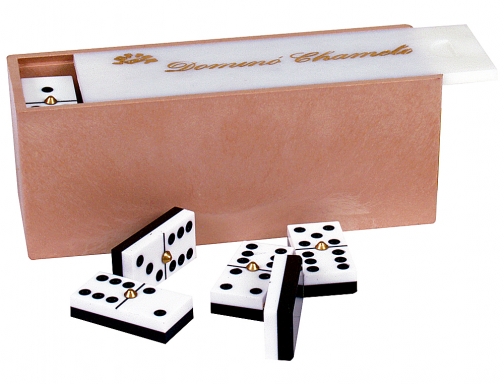 Domino chamelo caja plastico Blanca 251, imagen 2 mini