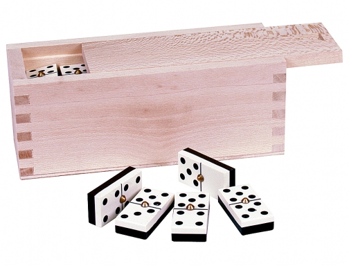 Domino profesional chamelo caja madera Blanca 351, imagen 2 mini