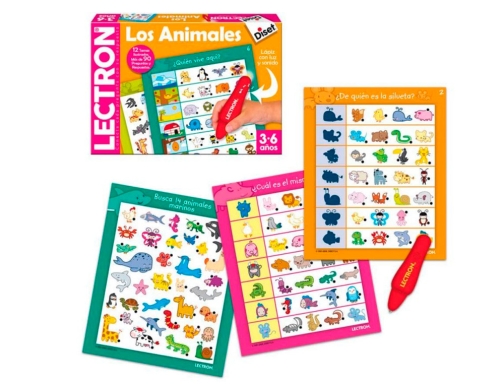 Juego Diset didactico lectron lapiz los animales 63883, imagen 2 mini