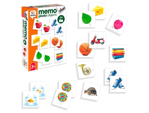 Juego Diset didactico memo photo objetcs 68946, imagen 2 mini