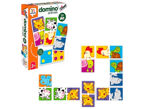 Juego Diset educativo domino animals 68956, imagen 2 mini