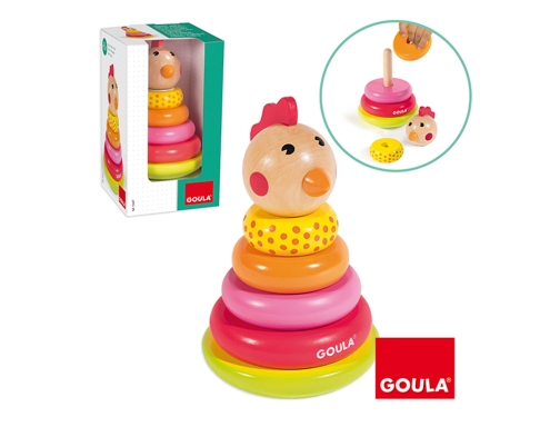 Juego Goula didactico apilable gallina 53457, imagen 2 mini