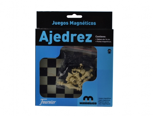 Juegos de mesa ajedrez magnetico 20x16,1x2,2 cm Fournier 130012240, imagen 2 mini