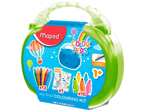 Maletin de dibujo Maped early age 23 piezas 897416, imagen 2 mini