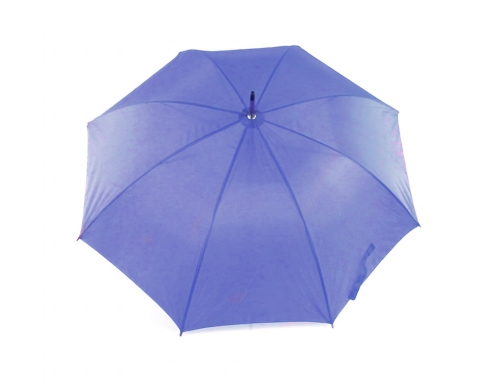 Paraguas de poliester azul 105 cm de diametro mango suave de madera Blanca 9215 MARINO , azul marino, imagen 3 mini
