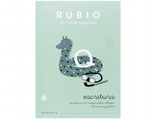Cuaderno Rubio caligrafia n 6 C-6, imagen 2 mini